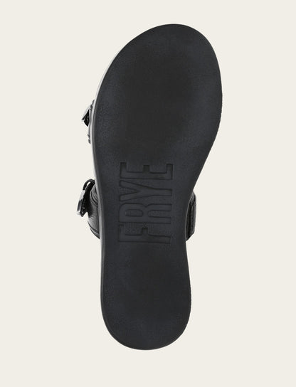 Women's Black Maya Buckle Sandals | Frye Black