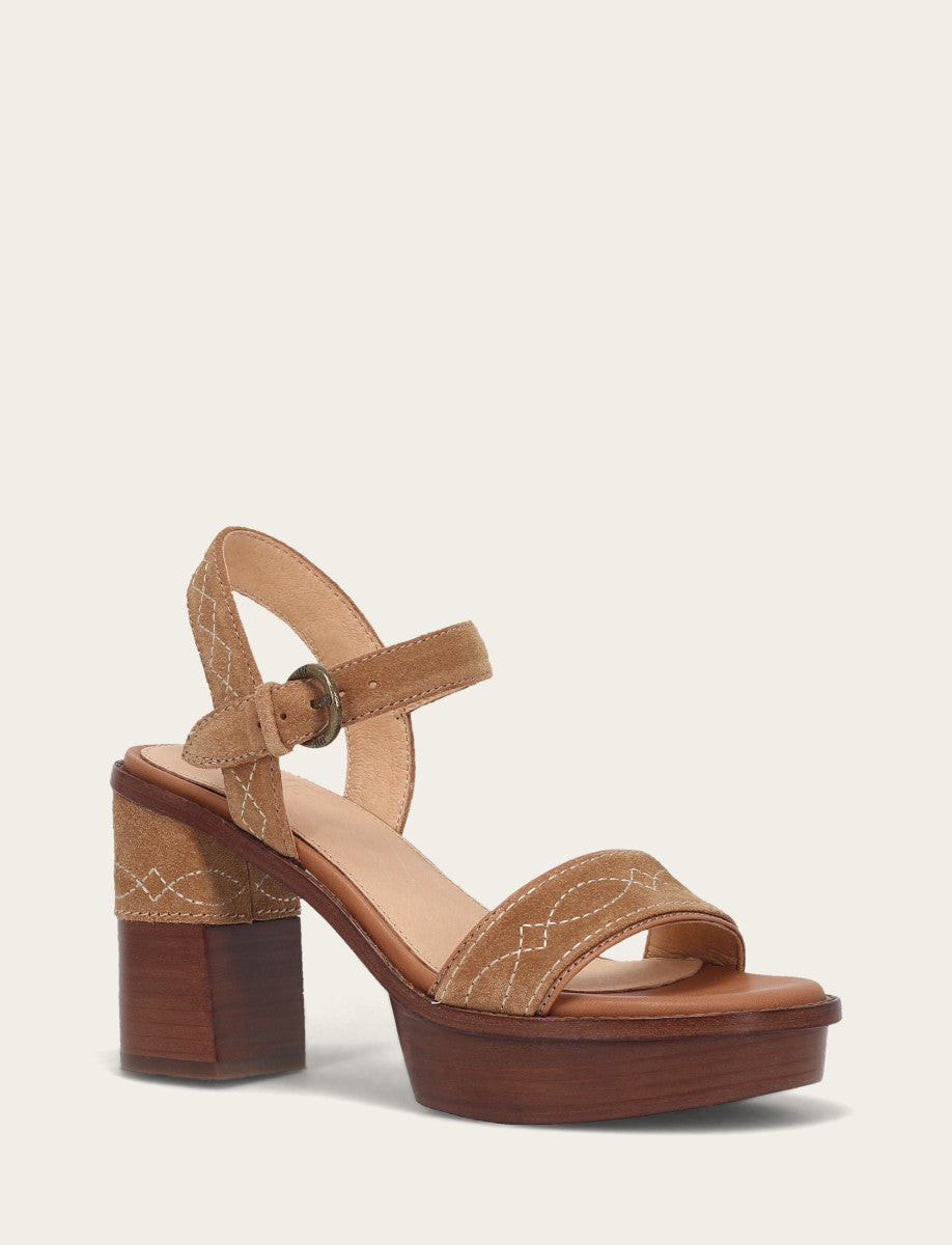 Women’s Almond Pipa Woodstock Sandals | Frye Almond