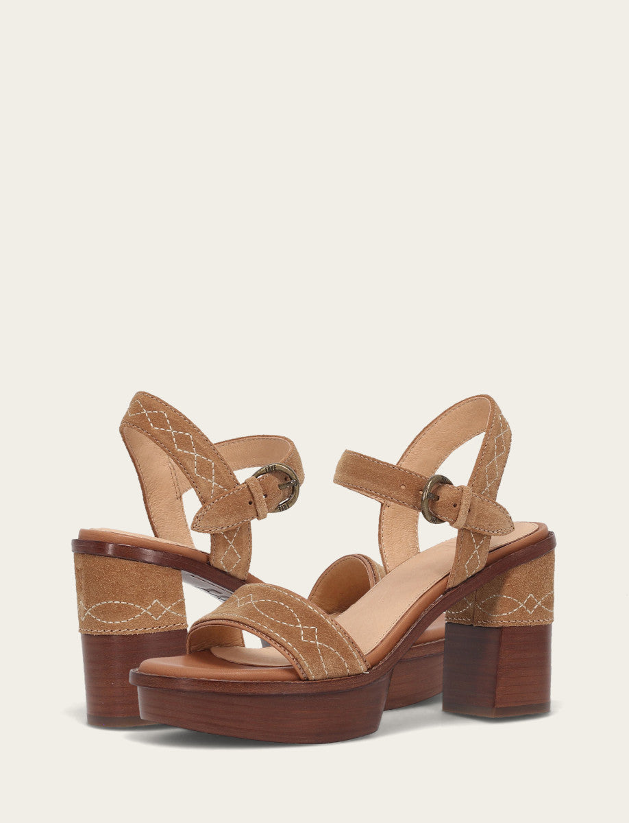 Women’s Almond Pipa Woodstock Sandals | Frye Almond