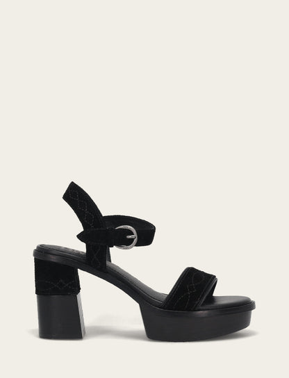 Women’s Black Pipa Woodstock Sandals | Frye Black