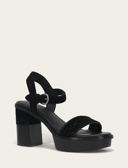 Women’s Black Pipa Woodstock Sandals | Frye Black