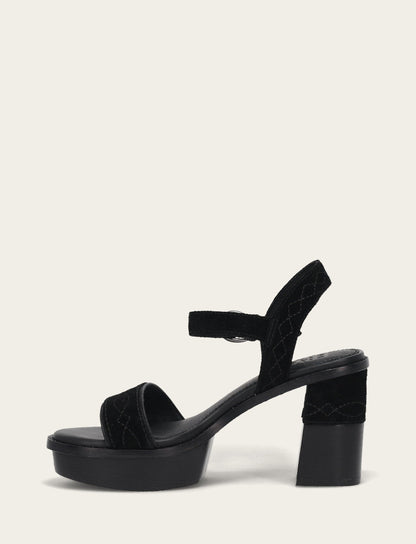 Women’s Black Pipa Woodstock Sandals | Frye Black