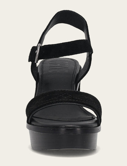 Women’s Black Pipa Woodstock Sandals | Frye Black