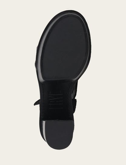 Women’s Black Pipa Woodstock Sandals | Frye Black