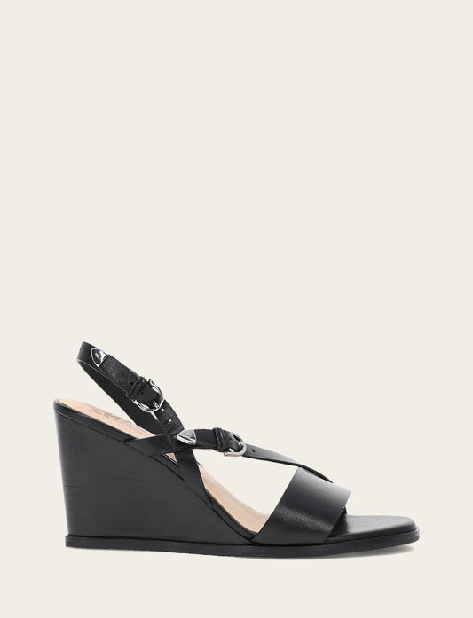 Women's Black Rachel Buckle Sandals | Frye Black