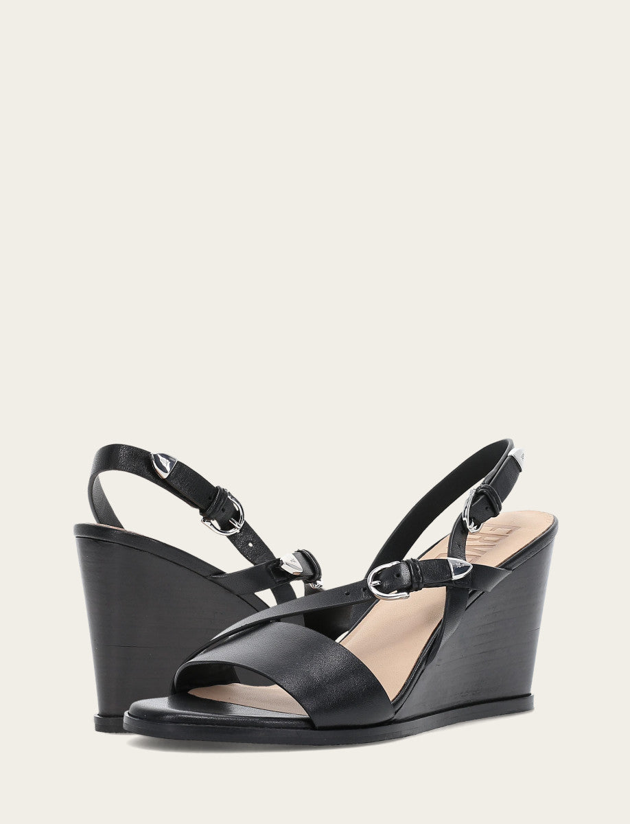 Women's Black Rachel Buckle Sandals | Frye Black
