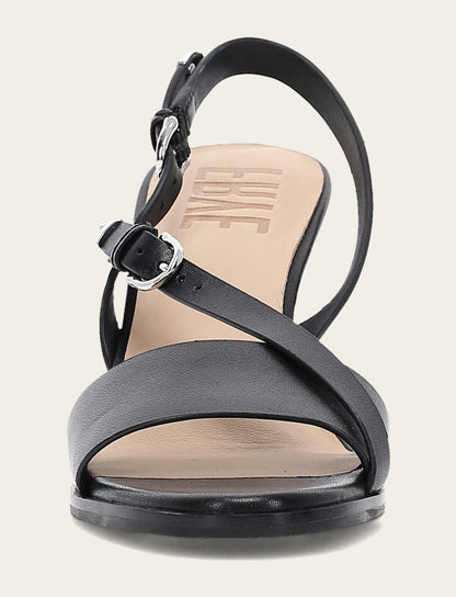 Women's Black Rachel Buckle Sandals | Frye Black