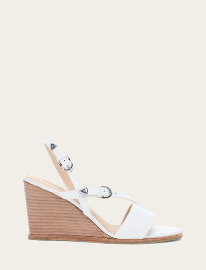 Women's White Rachel Buckle Sandals | Frye White