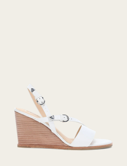 Women's White Rachel Buckle Sandals | Frye White