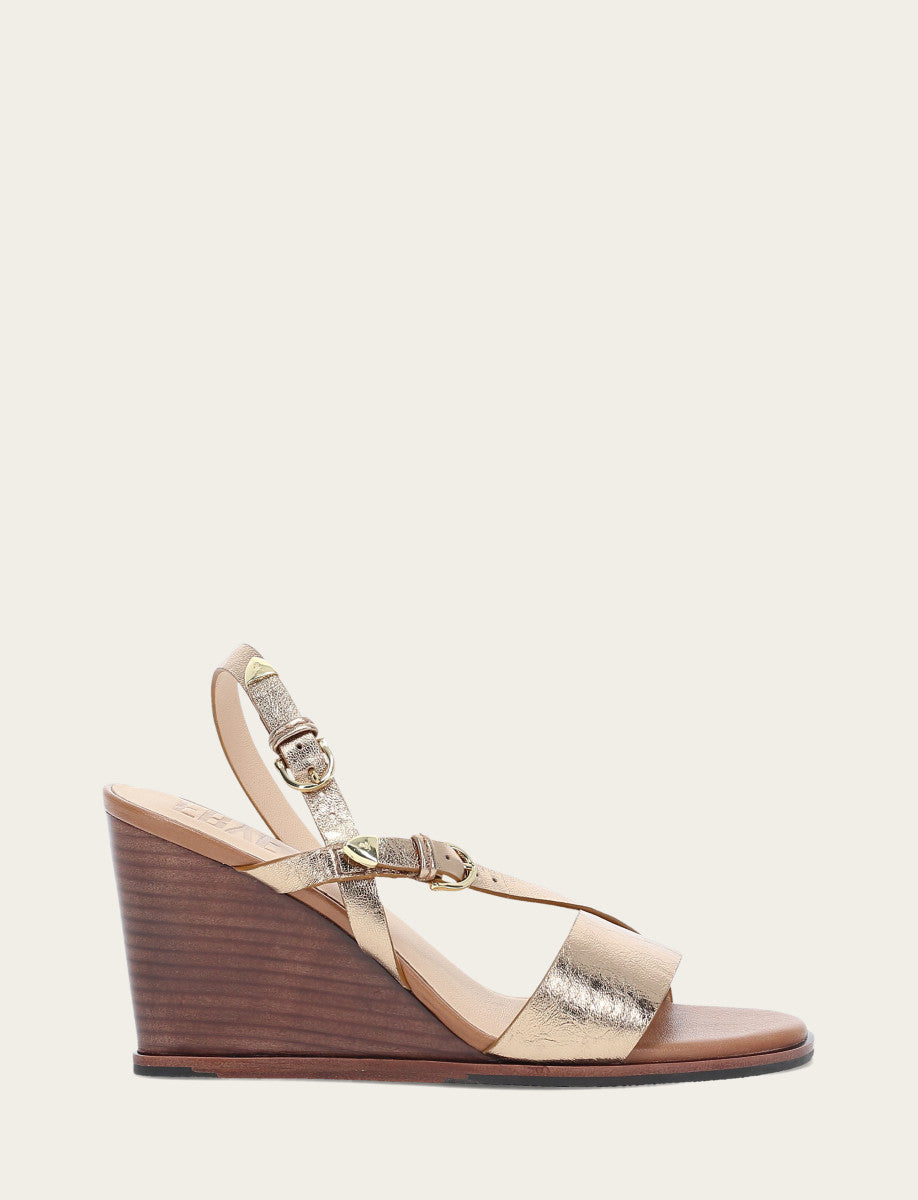 Women's Dark Gold Rachel Buckle Sandals | Frye Dark Gold