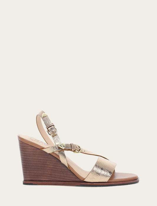 Women's Dark Gold Rachel Buckle Sandals | Frye Dark Gold