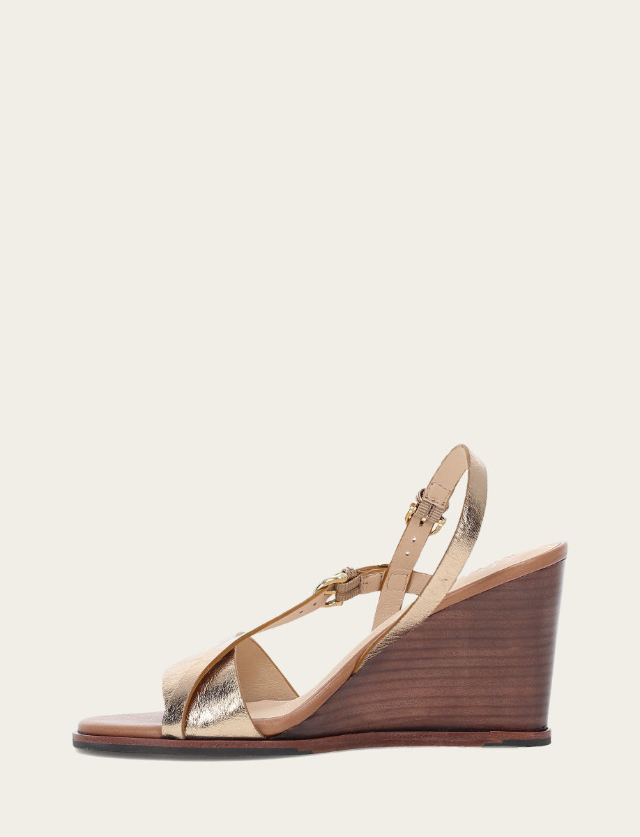 Women's Dark Gold Rachel Buckle Sandals | Frye Dark Gold