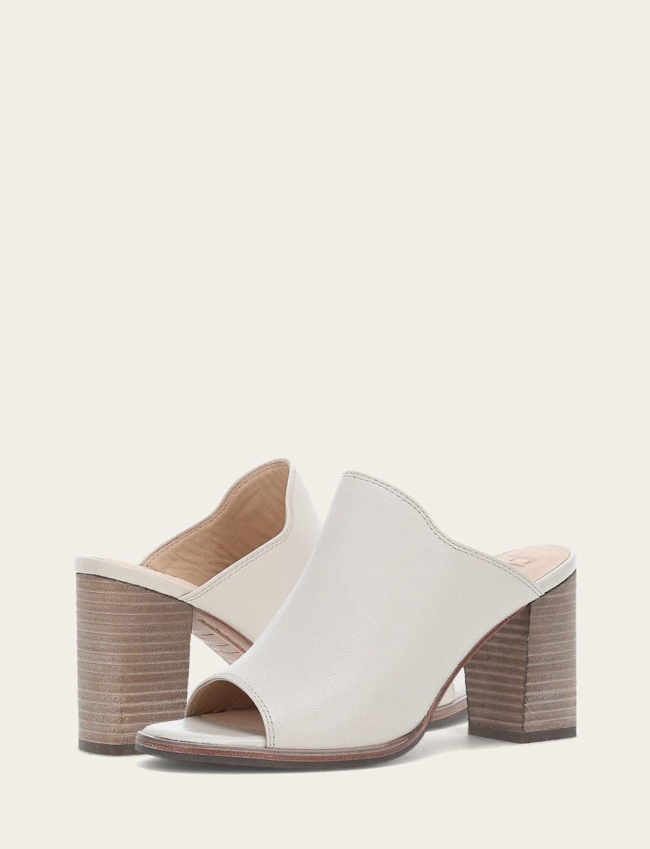 Women's Ivory Stella Mule Sandals | Frye Ivory