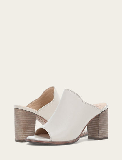 Women's Ivory Stella Mule Sandals | Frye Ivory