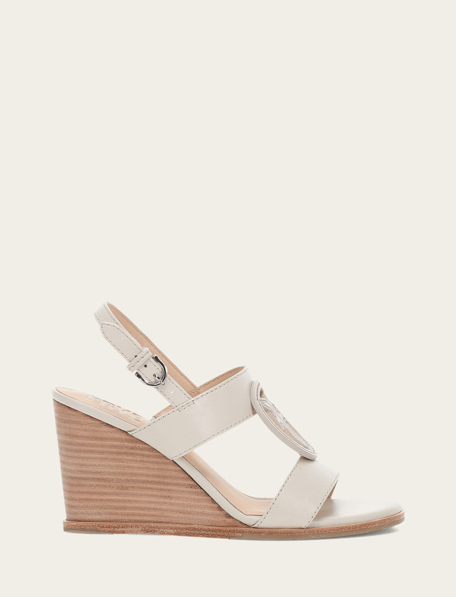 Women's Ivory Rachel Logo Sandals | Frye Ivory