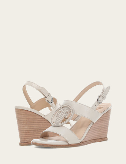 Women's Ivory Rachel Logo Sandals | Frye Ivory