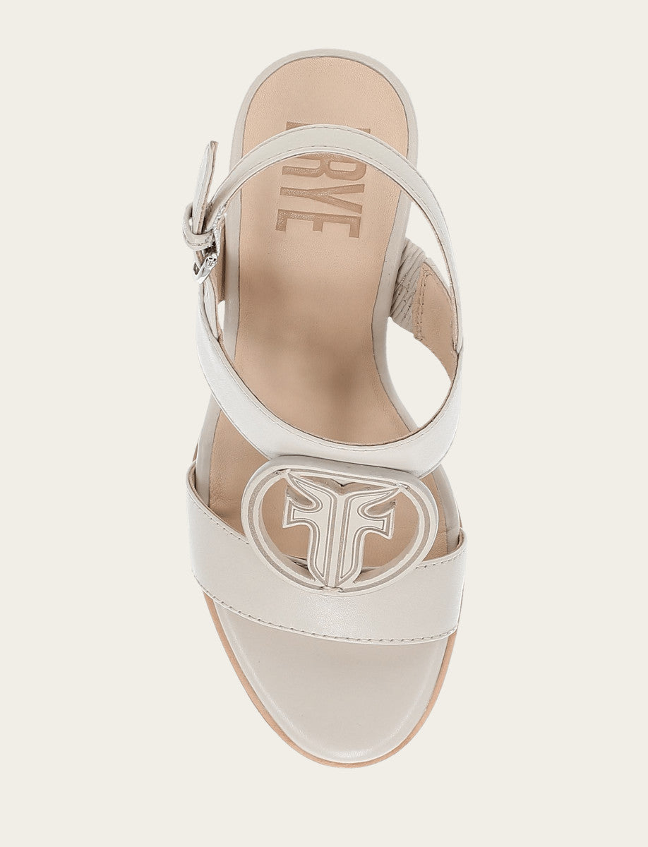 Women's Ivory Rachel Logo Sandals | Frye Ivory