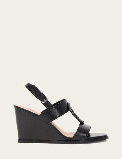 Women's Black Rachel Logo Sandals | Frye Black