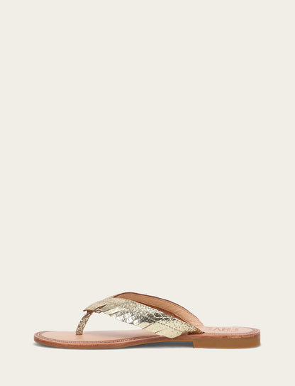 Women's Gold Mirror Ava Fringe Sandals | Frye Gold Mirror
