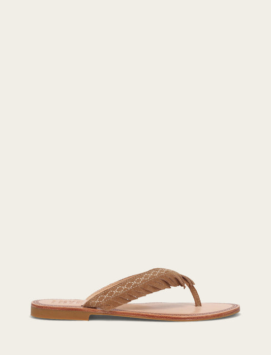 Women's Almond Ava Fringe Sandals | Frye Almond