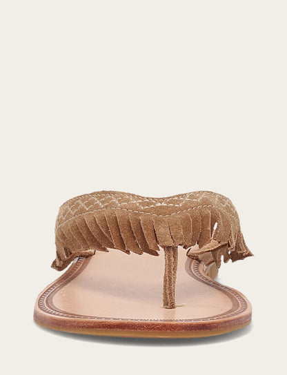 Women's Almond Ava Fringe Sandals | Frye Almond
