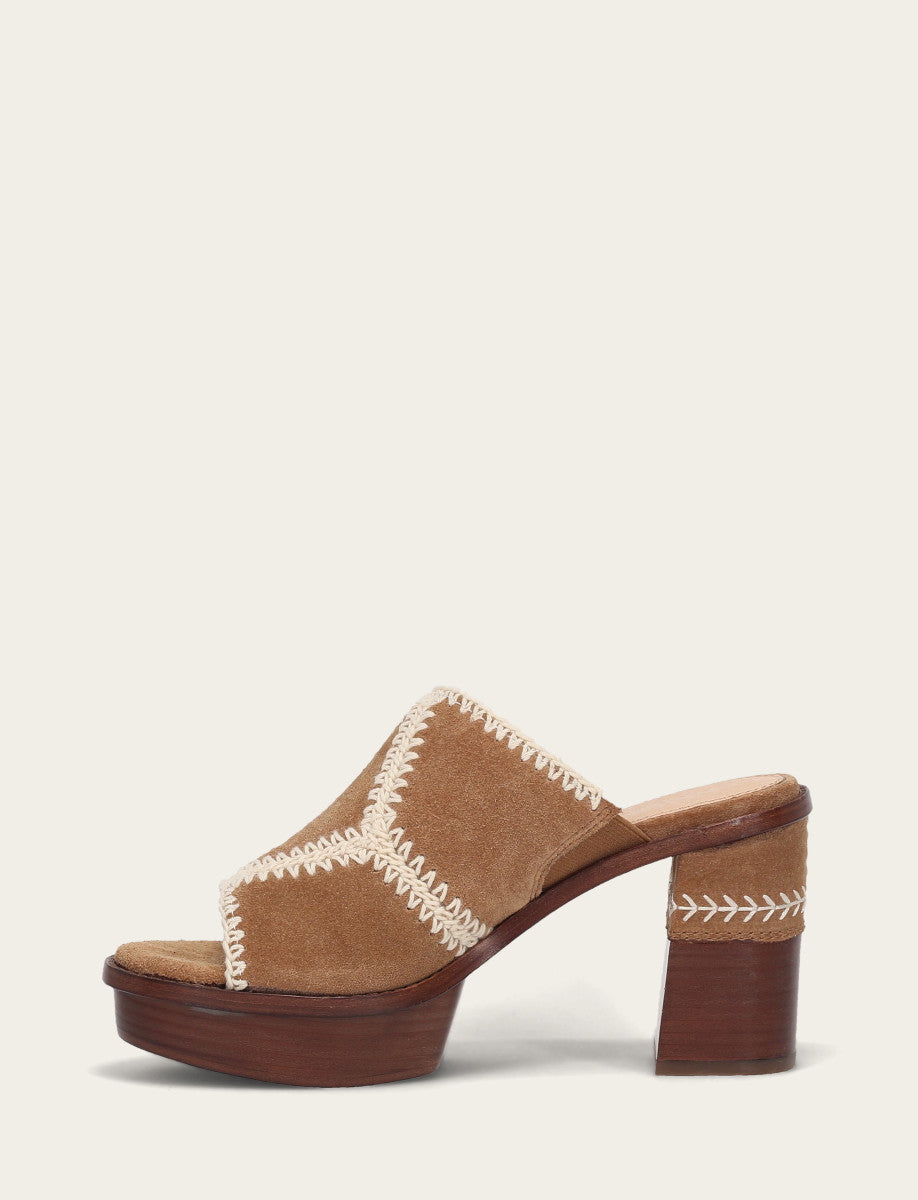 Women's Almond Pipa Crochet Platform Sandals | Frye Almond