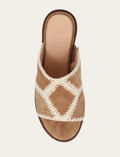 Women's Almond Pipa Crochet Platform Sandals | Frye Almond