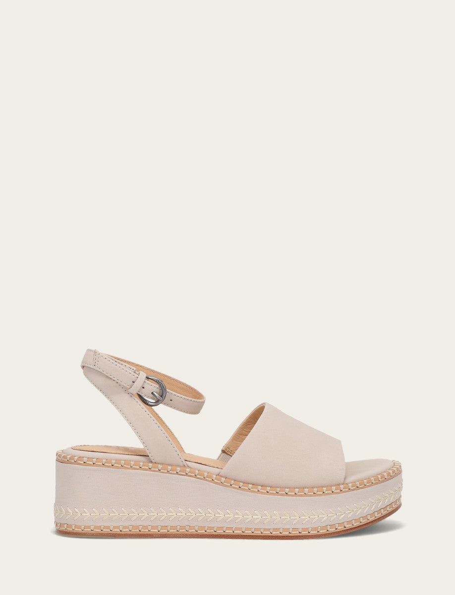 Women's Ivory Joy Ankle Strap Platform Sandals | Frye Ivory