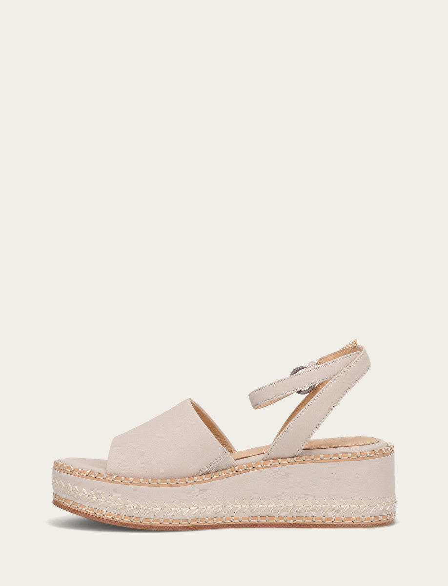 Women's Ivory Joy Ankle Strap Platform Sandals | Frye Ivory