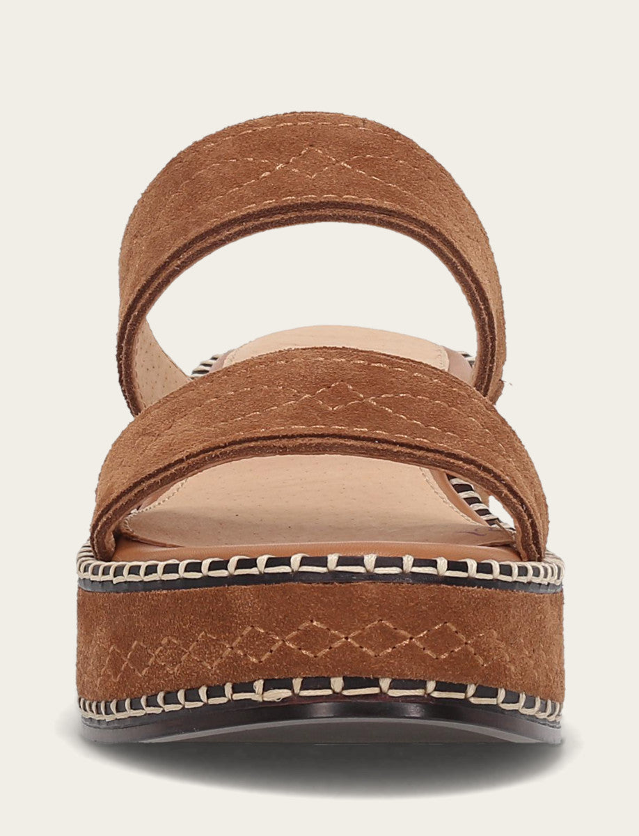 Women's Bark Joy Woodstock 2 Band Platform Slide Sandals | Frye Bark
