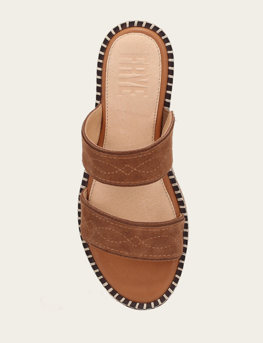 Women's Bark Joy Woodstock 2 Band Platform Slide Sandals | Frye Bark