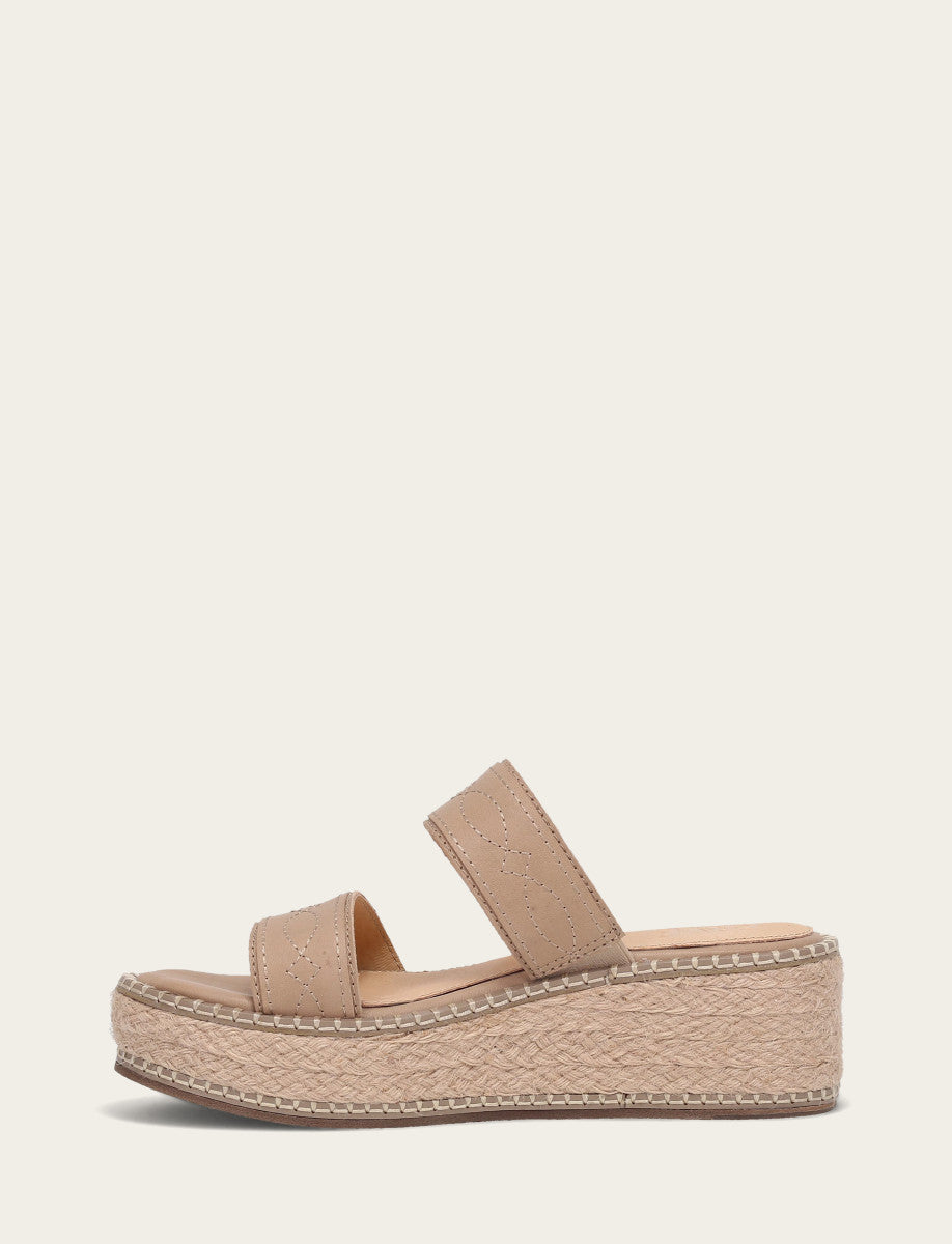 Women's Clay Joy Woodstock 2 Band Platform Slide Sandals | Frye Clay