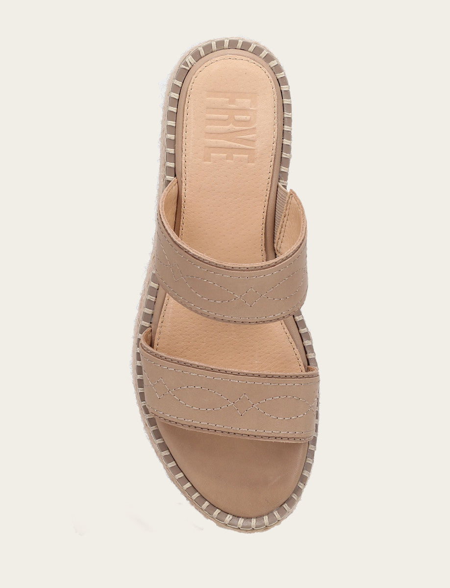 Women's Clay Joy Woodstock 2 Band Platform Slide Sandals | Frye Clay