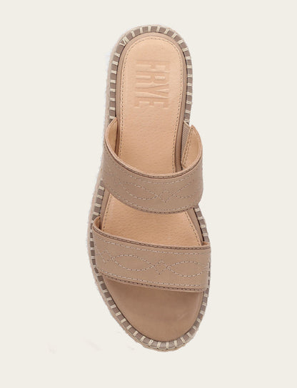 Women's Clay Joy Woodstock 2 Band Platform Slide Sandals | Frye Clay