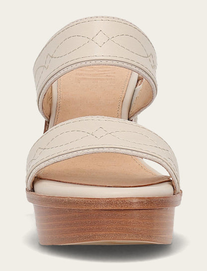 Women's Ivory Pipa Woodstock 2 Band Platform Sandals | Frye Ivory