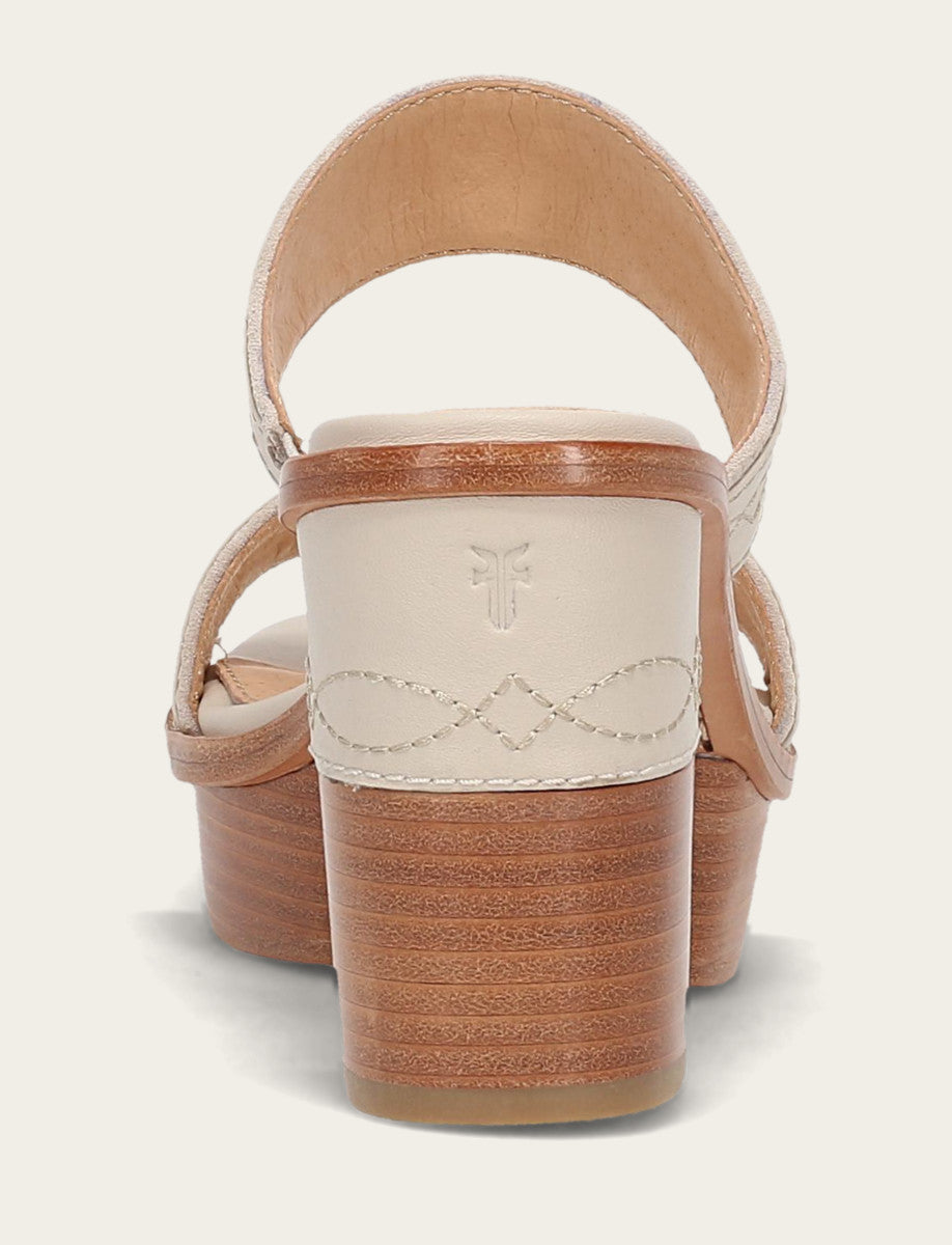 Women's Ivory Pipa Woodstock 2 Band Platform Sandals | Frye Ivory