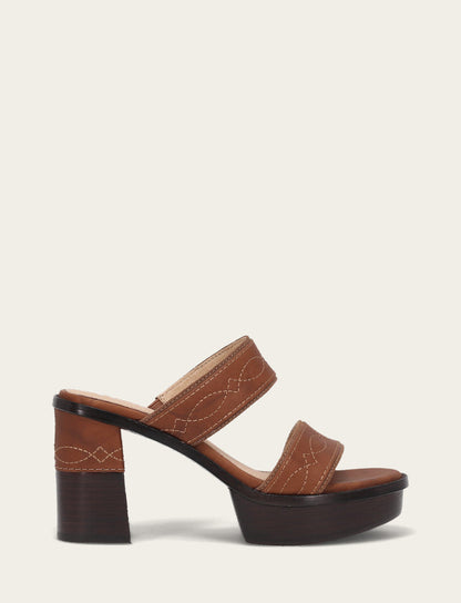 Women's Saddle Pipa Woodstock 2 Band Platform Sandals | Frye Saddle