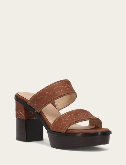 Women's Saddle Pipa Woodstock 2 Band Platform Sandals | Frye Saddle
