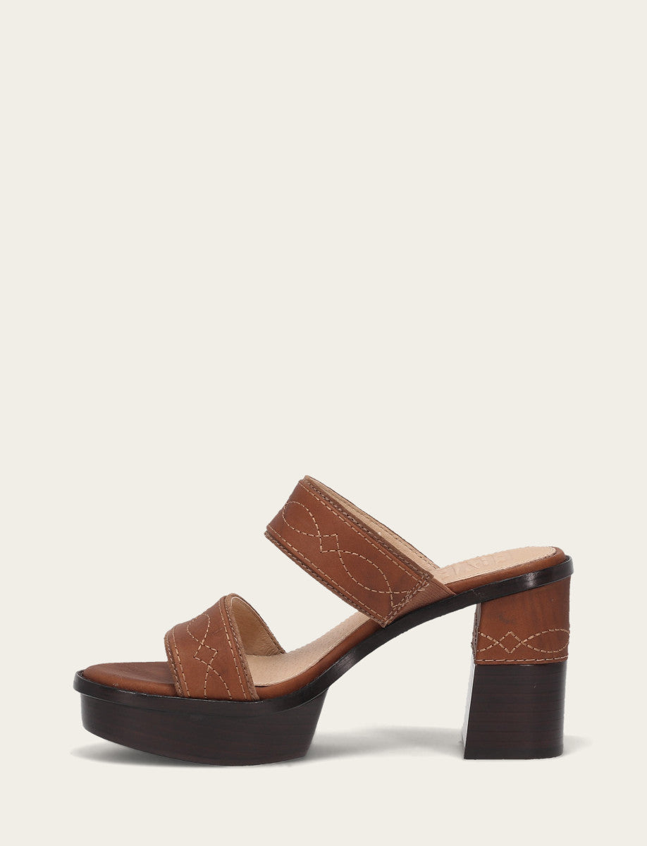 Women's Saddle Pipa Woodstock 2 Band Platform Sandals | Frye Saddle