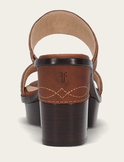 Women's Saddle Pipa Woodstock 2 Band Platform Sandals | Frye Saddle