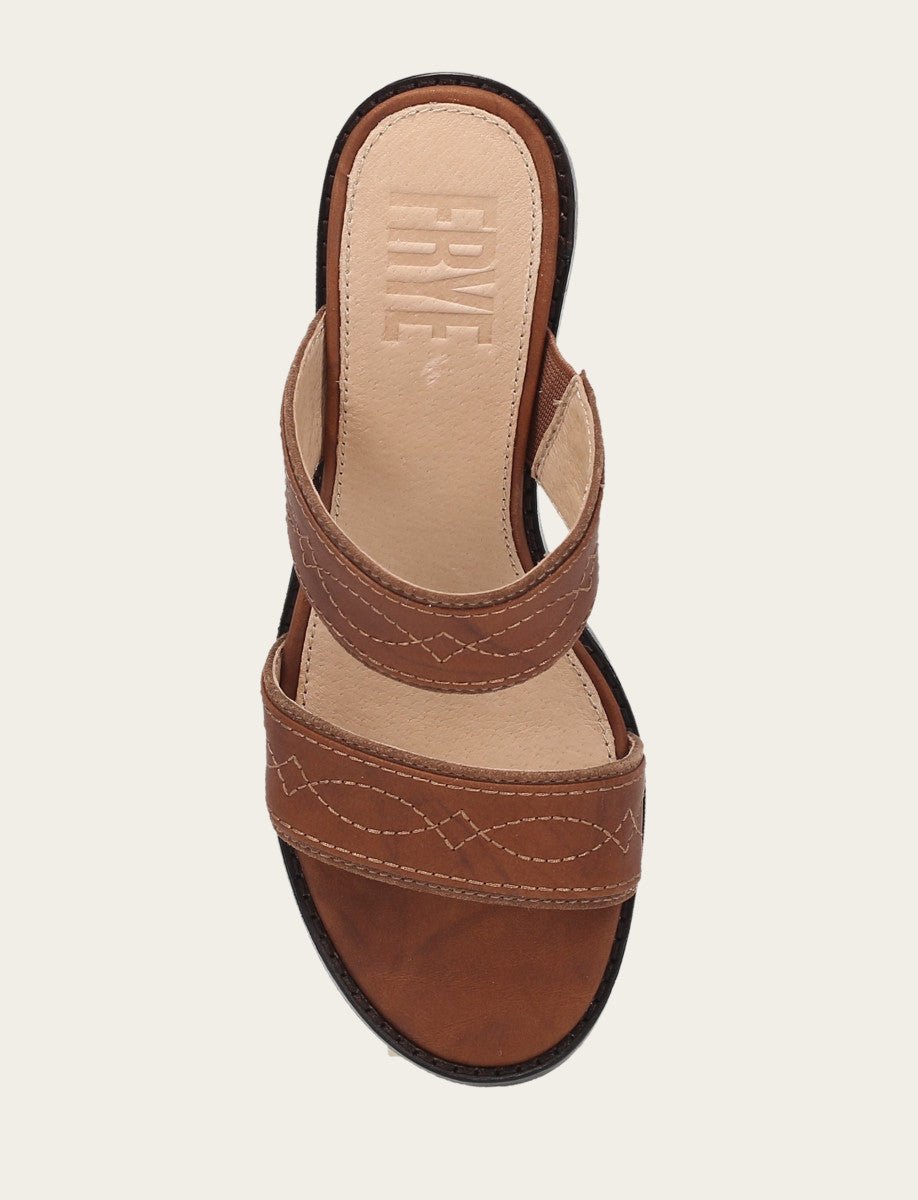 Women's Saddle Pipa Woodstock 2 Band Platform Sandals | Frye Saddle