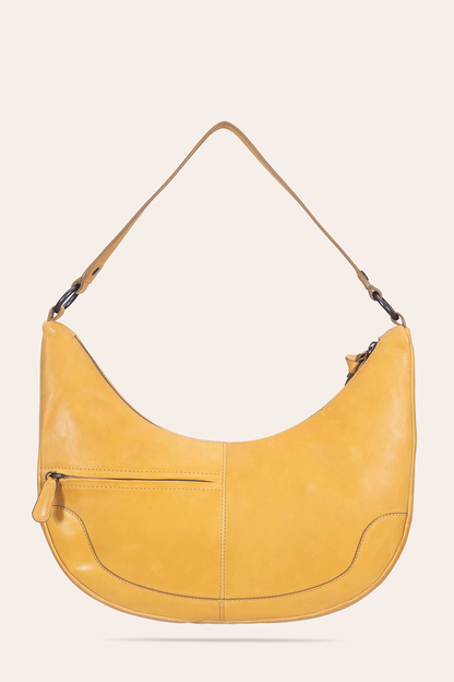 Women's Melissa Crescent Hobo Handbag | Frye Mustard