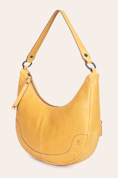 Women's Melissa Crescent Hobo Handbag | Frye Mustard