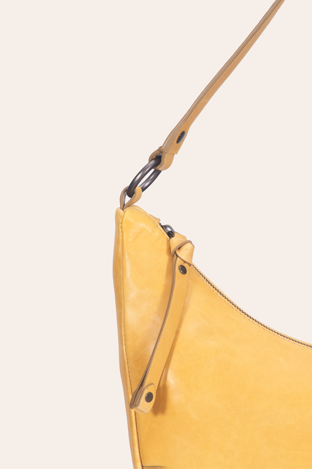 Women's Melissa Crescent Hobo Handbag | Frye Mustard