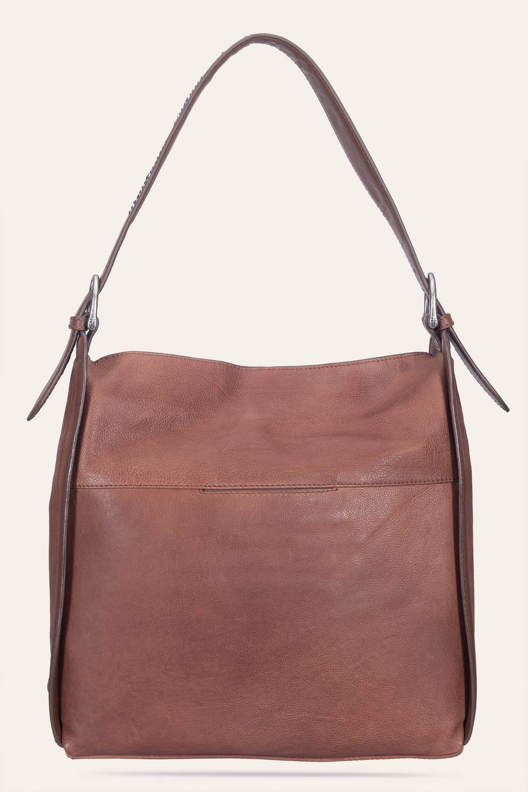 Women's Cognac Carla Studded Hobo Handbag | Frye Cognac