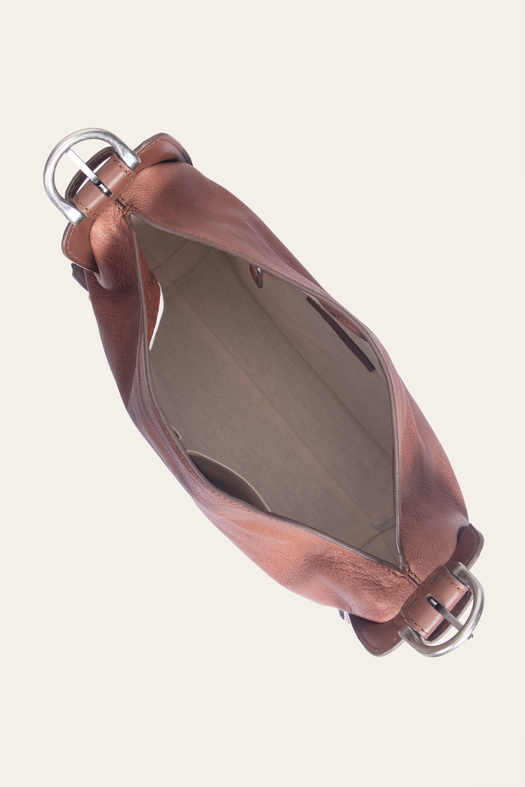 Women's Cognac Carla Studded Hobo Handbag | Frye Cognac