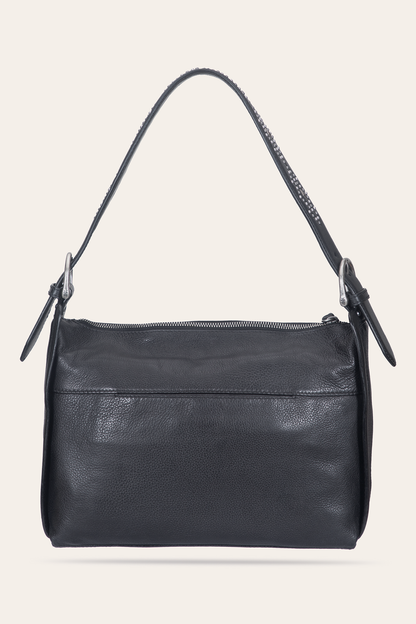 Women's Black Carla Studded Shoulder Bag | Frye Black