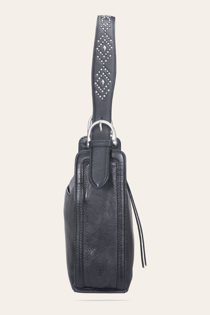 Women's Black Carla Studded Shoulder Bag | Frye Black