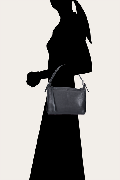 Women's Black Carla Studded Shoulder Bag | Frye Black