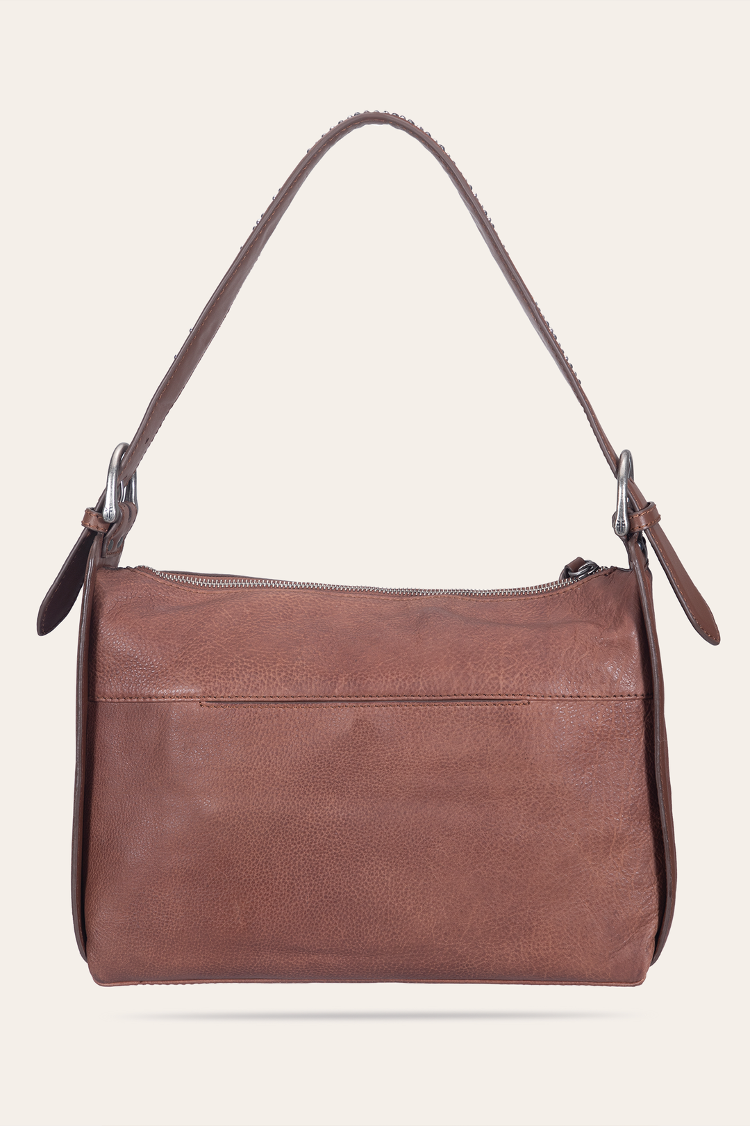 Women's Cognac Carla Studded Shoulder Bag | Frye Cognac